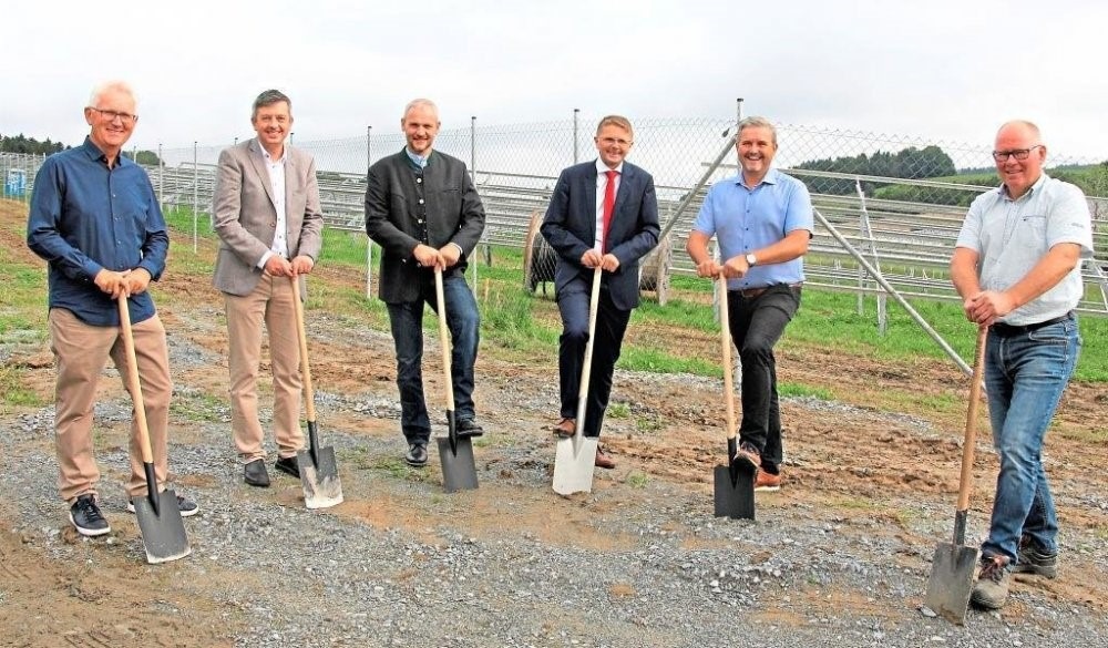 Spatenstich Solarpark Pilling